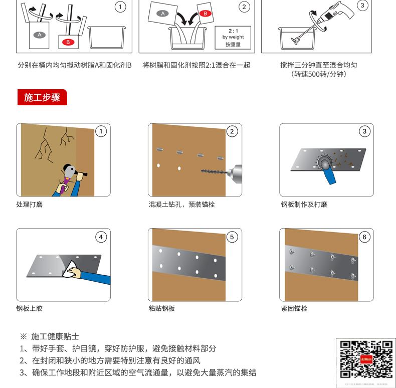 包钢竹溪粘钢加固施工过程